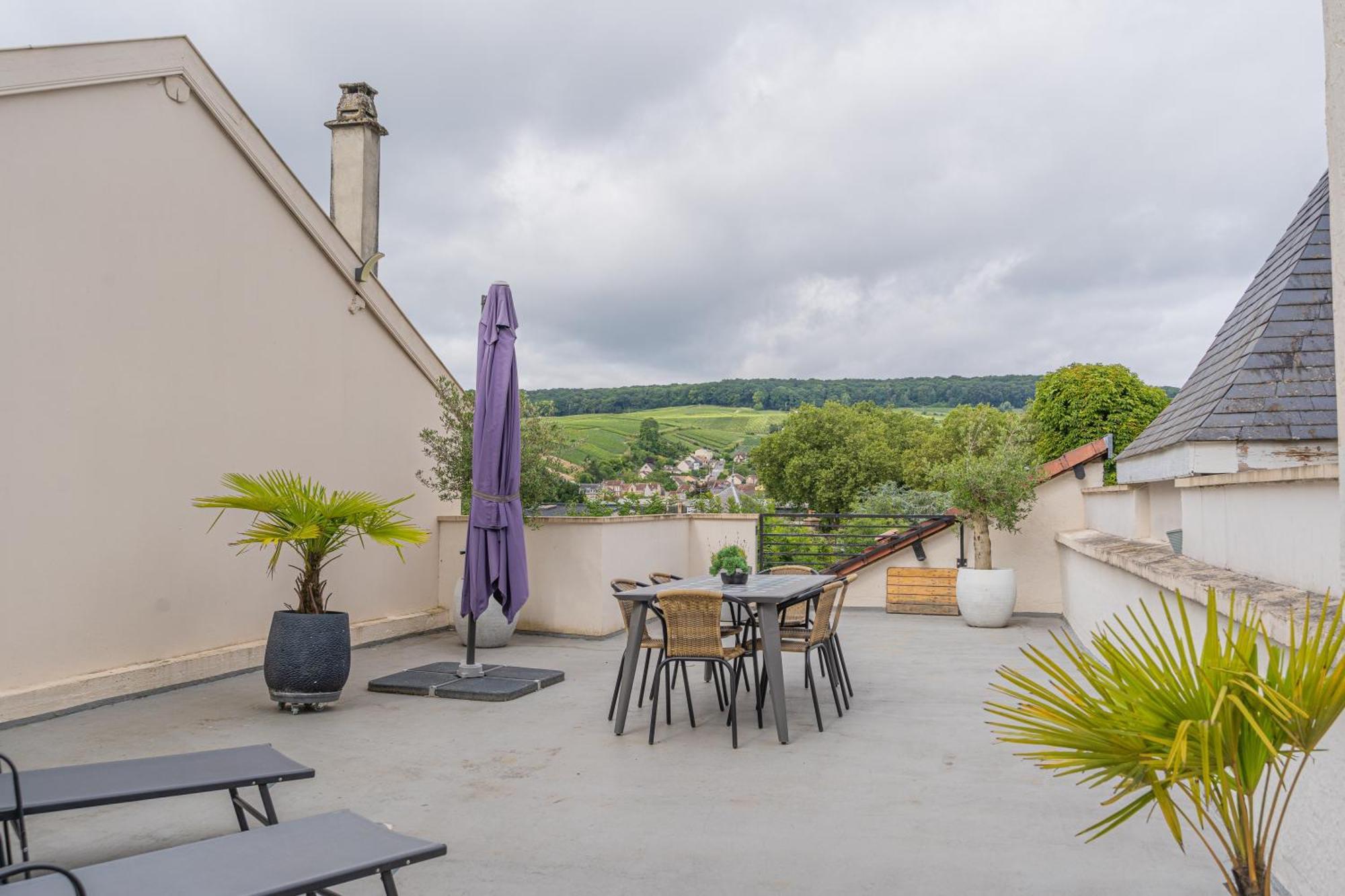 Terrasse 86 - Terrasse & Climatisation - 4-6 Personnes - Bnb 에페르네이 외부 사진